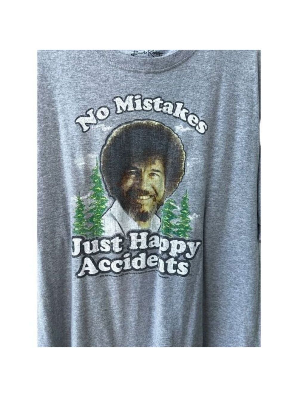 American painter and art instructor BOB ROSS No Mistakes Only Happy Accidents
